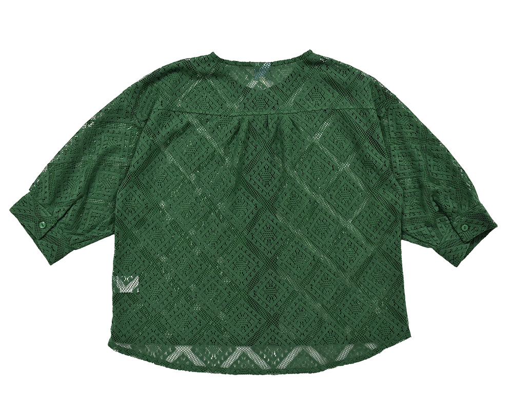 レースシャツ ﾀﾞｲﾔ柄ﾚｰｽｼｬﾂﾌﾞﾙｿﾞﾝ | ノースオブジェクト WEB発注サイト